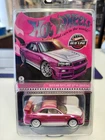 Hot Wheels Red Line Club Exclusive Nissan Skyline GT-R (BNR34) In Pink
