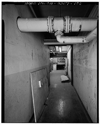 Brotherhood of Locomotive Engineers Hall Corridor 1989 Passageway Pipes