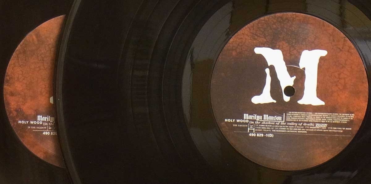 Marilyn Manson / Holy Wood 2000 UK Original 2LP Vinyl Nothing