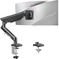 Single Monitor Mount Arm 2232 Inch 4.422 Lbs VESA Desk Stand Black