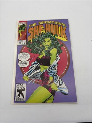 Sensational She-Hulk #43 Marvel Comics Copper Age John Byrn High Grade Wht Pages