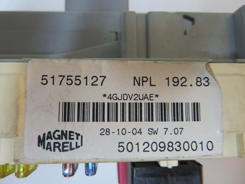 FIAT STILO 1.6 FUSE BOX 51755127 2001-2007 AMS1 - Picture 12 of 12