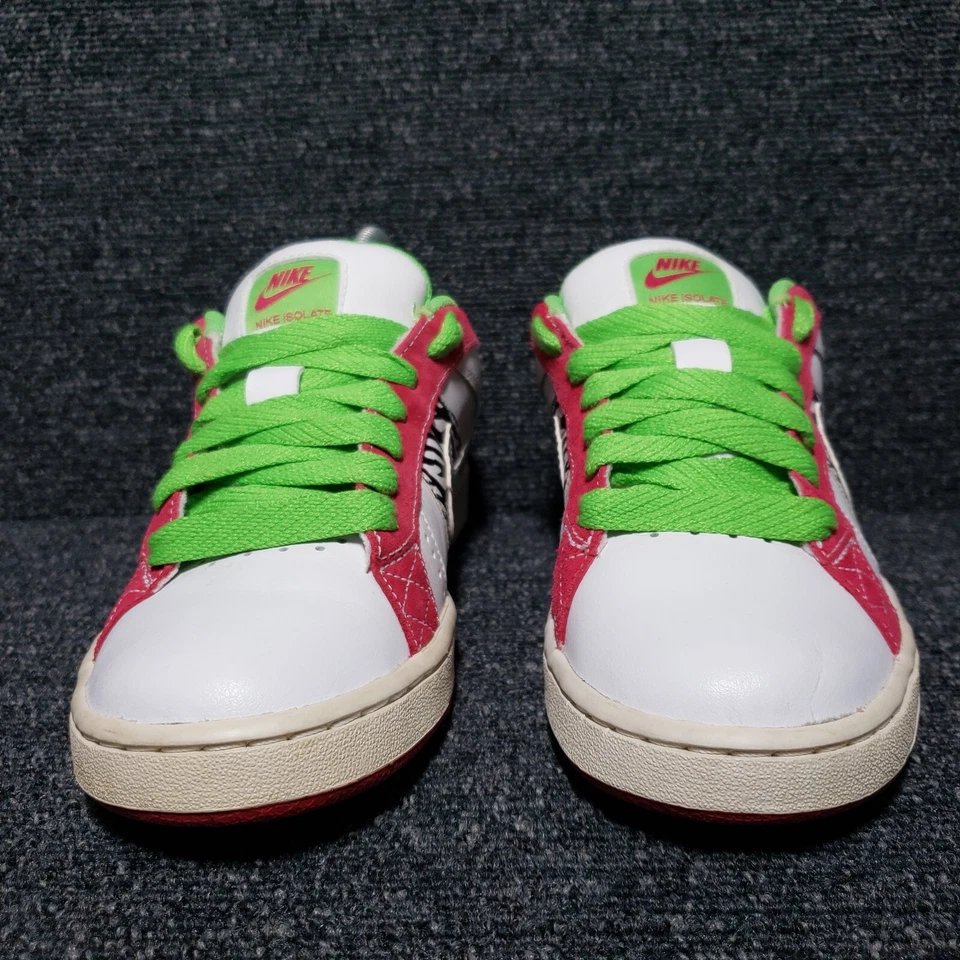 Tênis Vintage Nike SB Isolate Zebra Feminino 6.5 Rosa Preto Verde Neon 375394-611 - Imagem 3 de 4