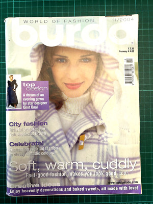 BURDA Magazine - November 2004 - Uncut Sewing Patterns Fashion Beauty Top Design
