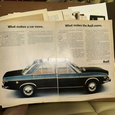 1970 Audi 100LS Print Advertisement