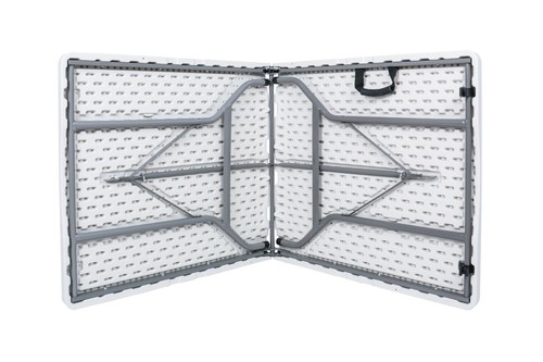 6 FT MESA PLEGABLE CABALLETE CAMPING JARDÍN P ICNIC FIESTA BARBACOA ENTRADA Y SALIDA PUERTA - Imagen 5 de 15