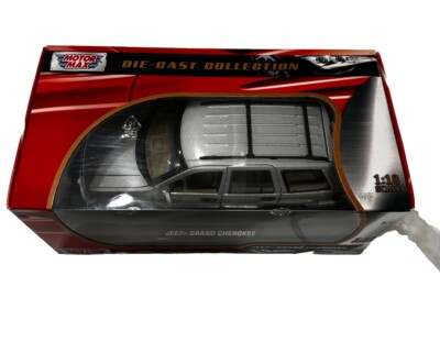MOTOR MAX 1/18 Scale JEEP GRAND CHEROKEE “Silver Version” | eBay