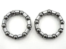 2 (Two) x  Bicycle Crank American Std  BALL BEARING RETAINER 5/16" x 9 BALL 
