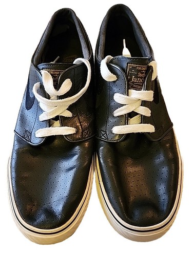 Nike SB Zoom Stefan Janoski Tenis de Cuero Negro para Hombre Talla 12 333824-077 - Imagen 6 de 15