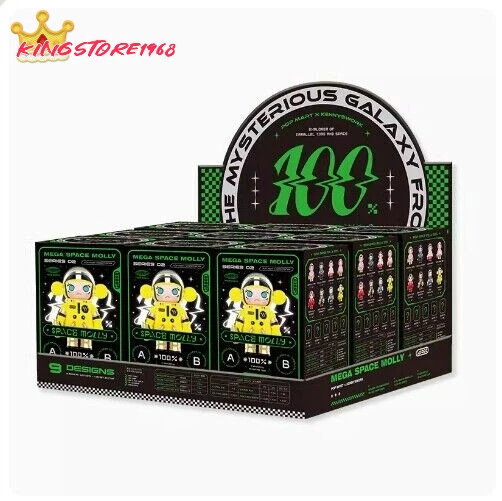 POP MART MEGA SPACE MOLLY 100% Anniversary Series 2 Blind POP MART MEGA SPACE MOLLY 100% Anniversary Series 2 Blind