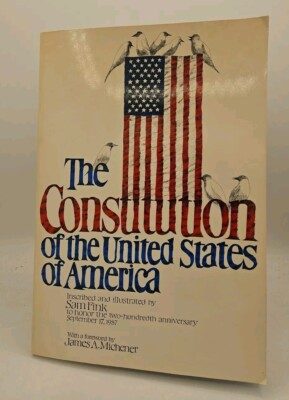 #ad #ad The constitution of the United State of America Book Softcover By Fink Sam BZ9 $13.49