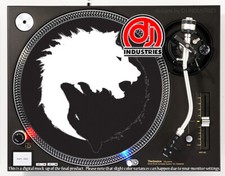 Ying Yang Wolves - 7"-12" DJ slipmat for LP turntable record player