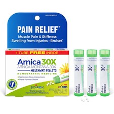 Boiron Arnica Montana 30X Meltaway Pellets, 3 Count (240 Pellets)