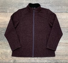 Rohan Hudson Jacket Maroon Women’s Wool Blend Fleece Outdoors Vgc - Small