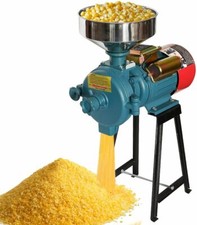 MOPHOTO Molino Eléctrico Máquina Molinillo de Maíz Grano de Maíz Molino de Cereales de Trigo Húmedo y Seco