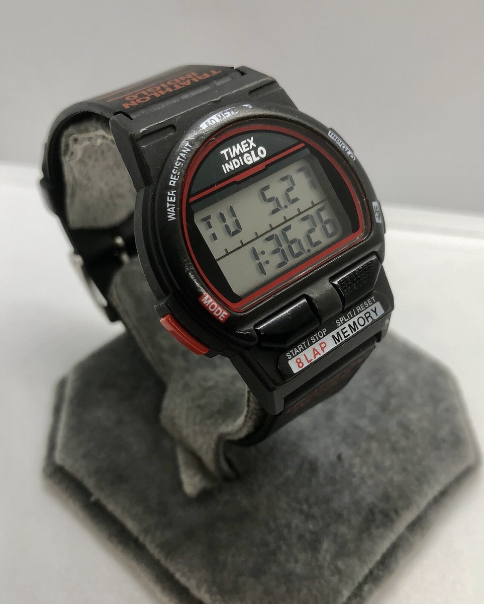 Men's Original 1992 TIMEX Triathlon IndiGlo Watch First Generation
