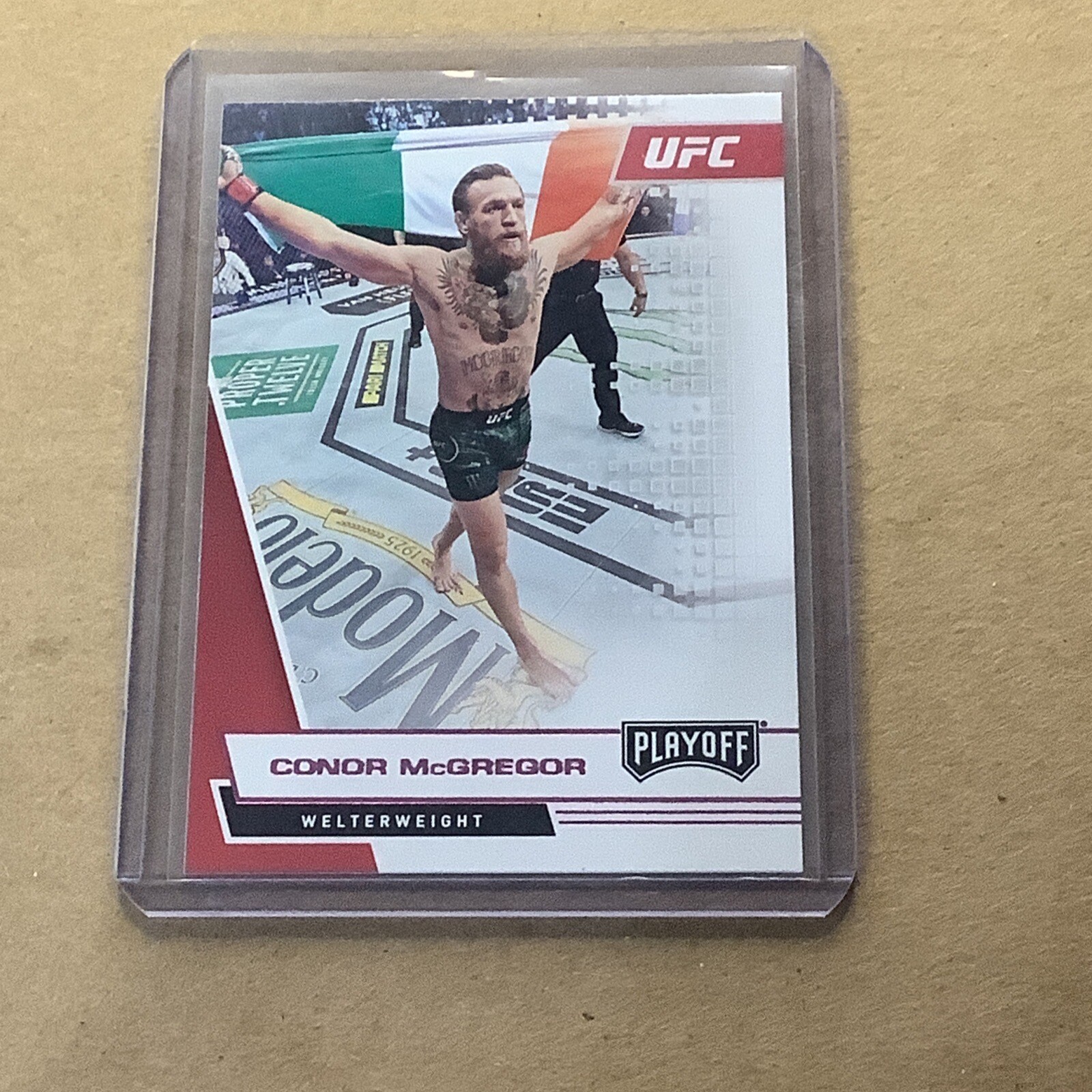 2021 Panini Chronicles UFC #61 CONOR McGREGOR Pink Foil PLAYOFF A-55