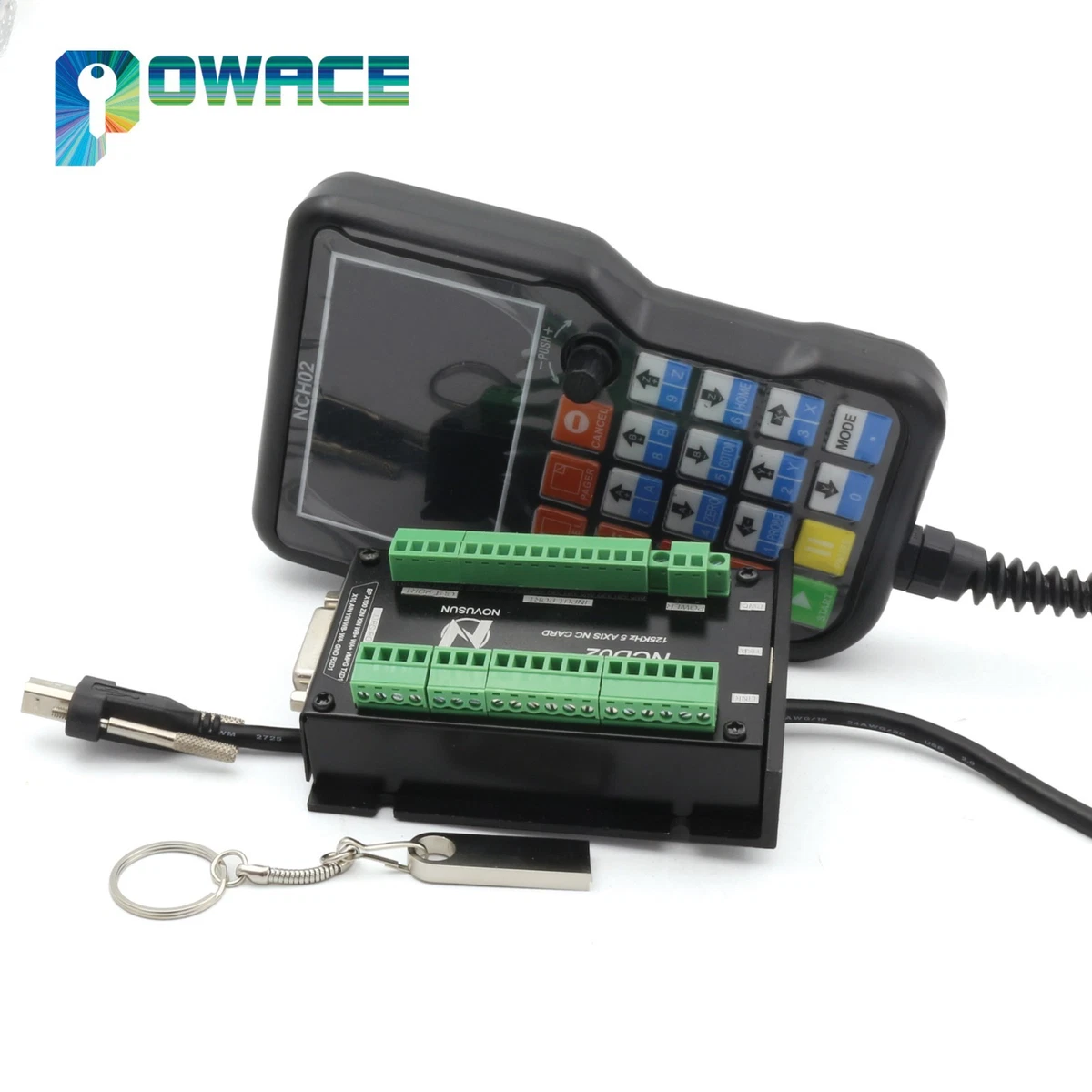 5 Axis USB NCH02 NC Card Handheld Motion Controller For CNC
