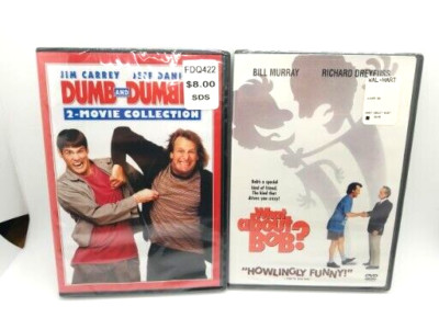 Dumb and Dumber: 2-Movie Collection  &  WHAT ABOUT BOB?   3 Comedy DVD LOT