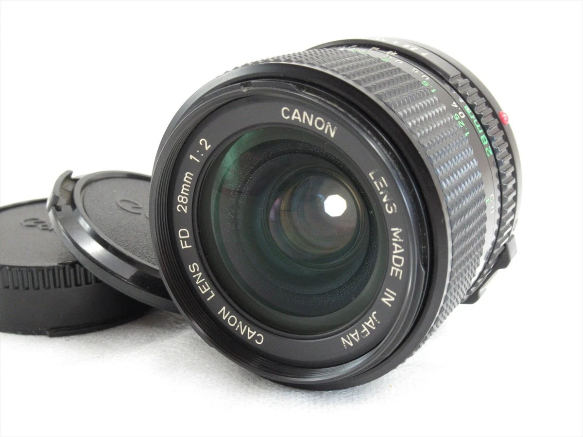 CANON キヤノン New FD 28mm F2.0 Canon FD f/2 Camera Lenses 28mm Focal for sale - eBay