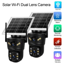 KERUI Solar Battery Wifi Outdoor Pan/Tilt Home Security Cameras System Wireless