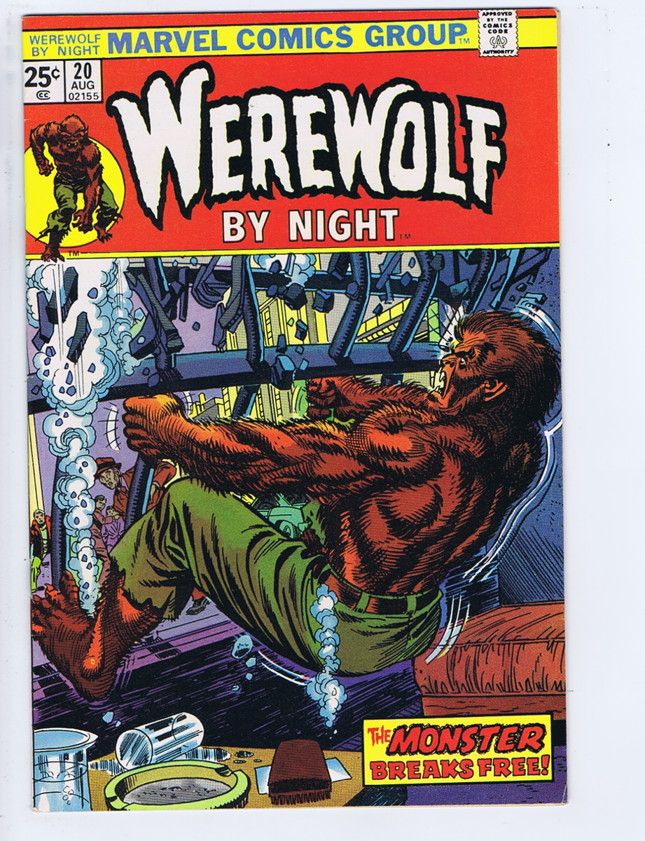 Werewolf by Night #20 Marvel 1974 The Monster Breaks Free ! | eBay