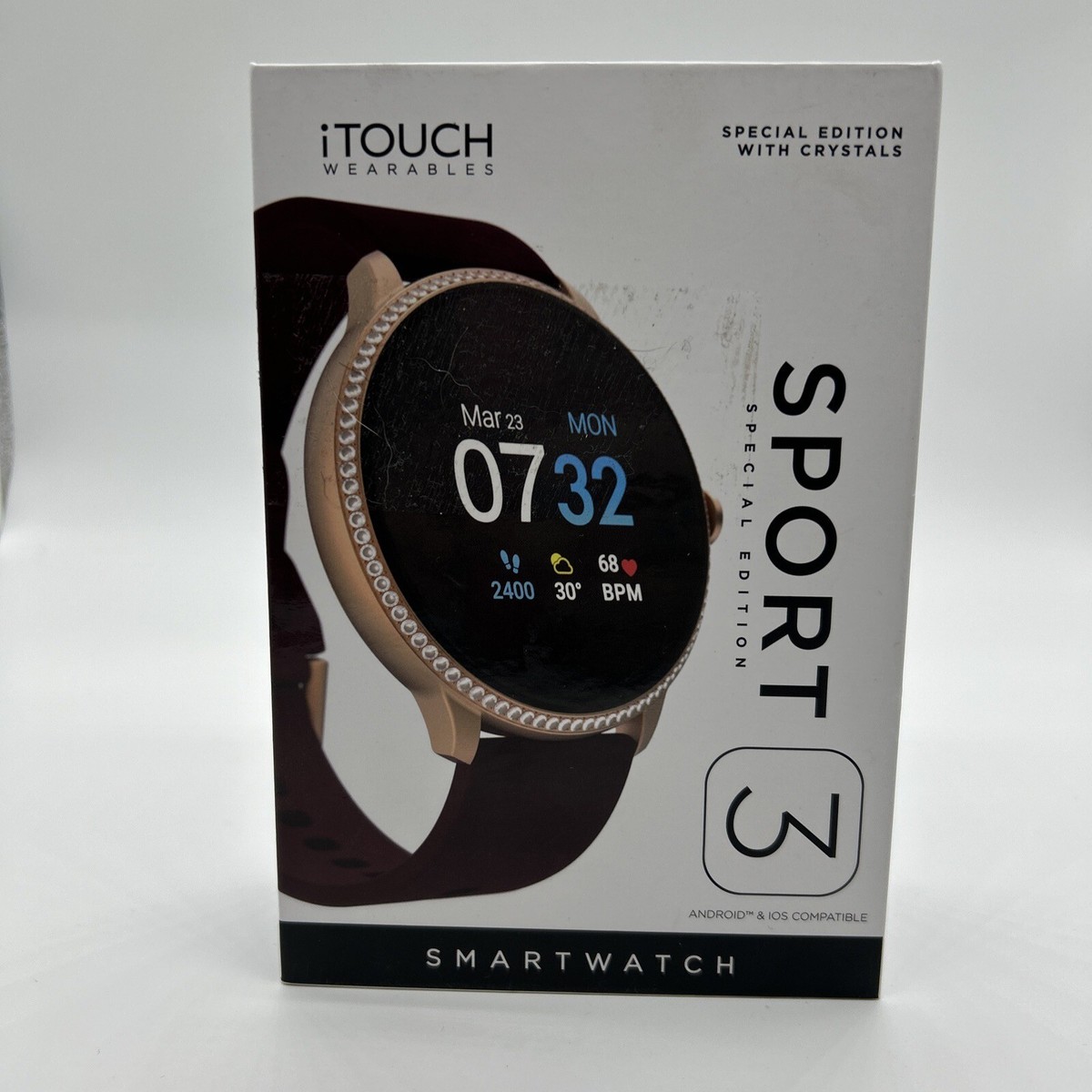 Itouch Wearables Itouch Sport Silicone Strap Smartwatch With