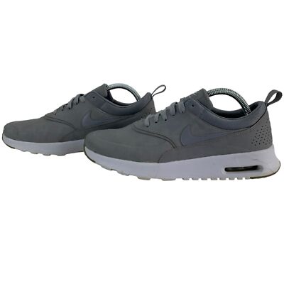 Nike Air Max Thea Triple Grey Premium Lace Up Trainers Shoes
