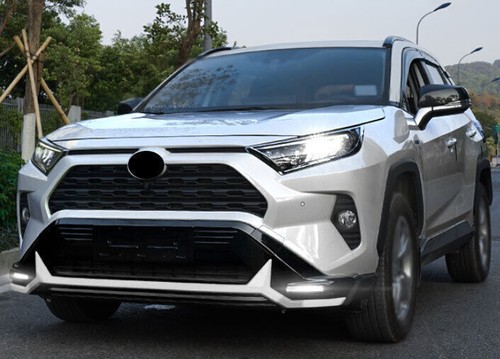 Bright Silver Board For Toyota RAV4 2019-2021 2022 F&R Bumper Diffuser Spoiler - Picture 6 of 6