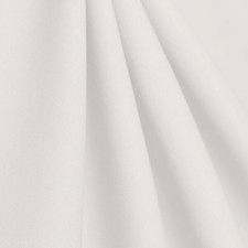 WHITE SOLID POLYESTER DOUBLE KNIT FABRIC NO STRETCH 33x60 INCH REMNANT