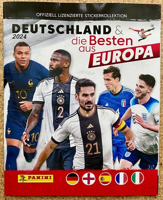 Panini EM 2024 Deutschland und die Besten aus Europa - bis 12 Sticker aussuchen