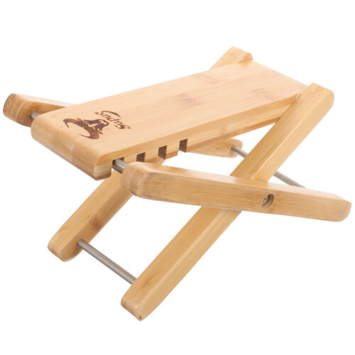 Guitar Foot Stand Bamboo Pedals Solid Wood Footstool Bass Lifting - 第 1/12 張圖片