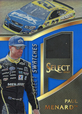 PANINI 2017 SELECT PAUL MENARD #PM 61/199 BLUE PRIZM SELECT SWATCHES RELIC CARD