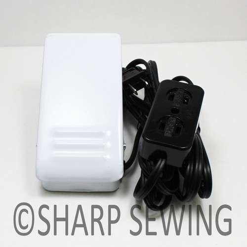 HOME SEWING MACHINE FOOT CONTROL PEDAL W/ LIGHT & MOTOR BLOCK UNIVERSAL