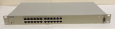 Nortel/Avaya 325-24T Switch mit Halterungen und Netzteil