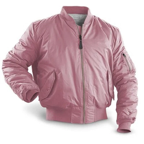 Unisex MA1 BomberJacke Winter Outdoor Militär Pilotjacke Flieger Fly Nylon Coats - Picture 27 of 39
