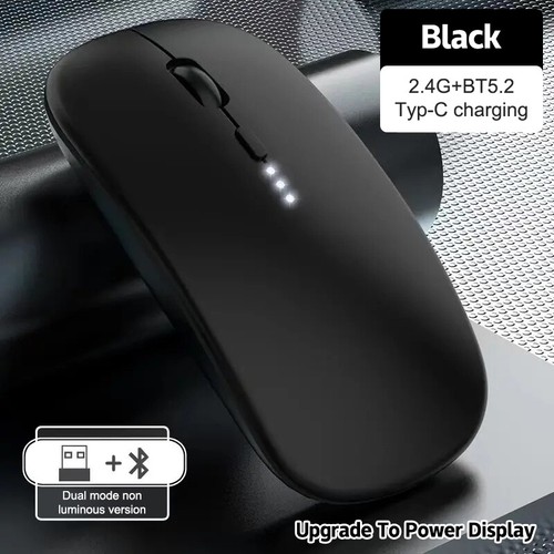 Portable Wireless Mouse Bluetooth-compatible 2.4GHz Dual Mode Computer Mice M-mx - Photo 18/30