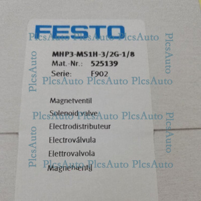one new festo MHP3-MS1H-3/2G-1/8 solenoid valve in box spot stock