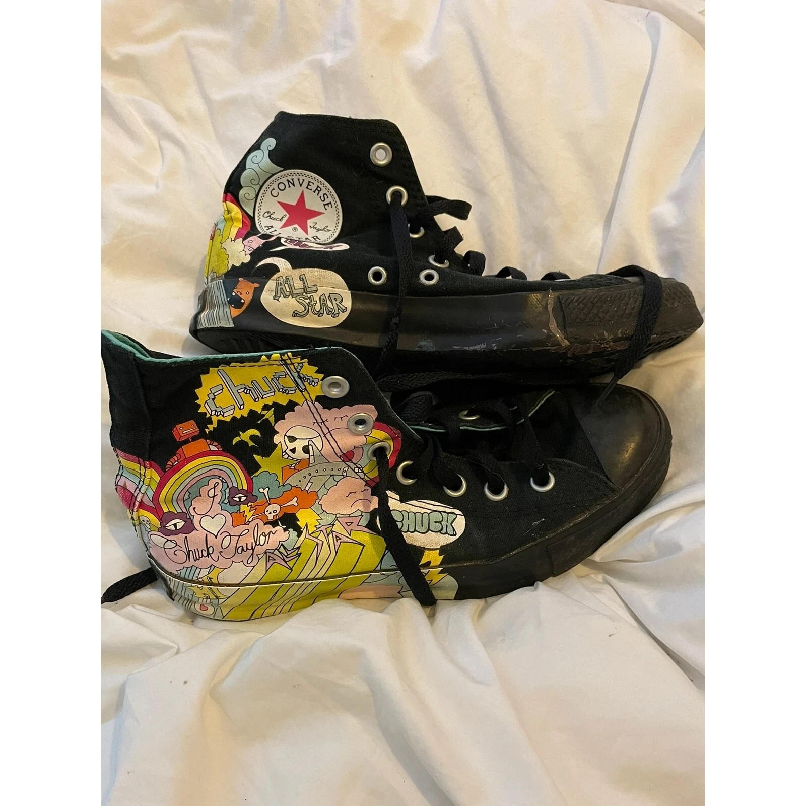 Chuck Taylor hi top converse taglia uk 5