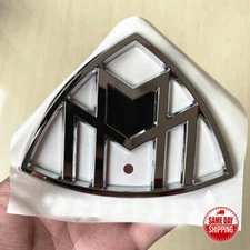 Genuine Silver Maybach Trunk vertical Badge For Benz Mercedes S-Class W222
