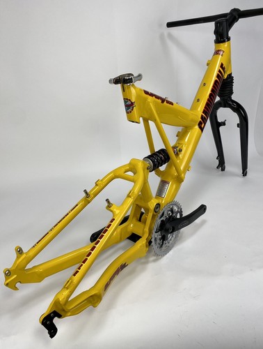 Cadre VTT Vintage Cannondale Super V 500 SL - 18,5", Suspension Complète, Alu, Chris King