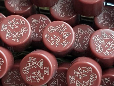 WICKMAN [3pcs] T4A Antisurge, 4A 250v Time delay, Slow blow, radial PCB fuse ro –ref:655