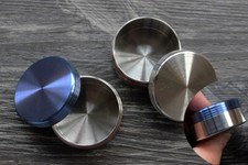 Round Travel Waterproof Titanium Alloy Pill Holder Box Medicine Container Case