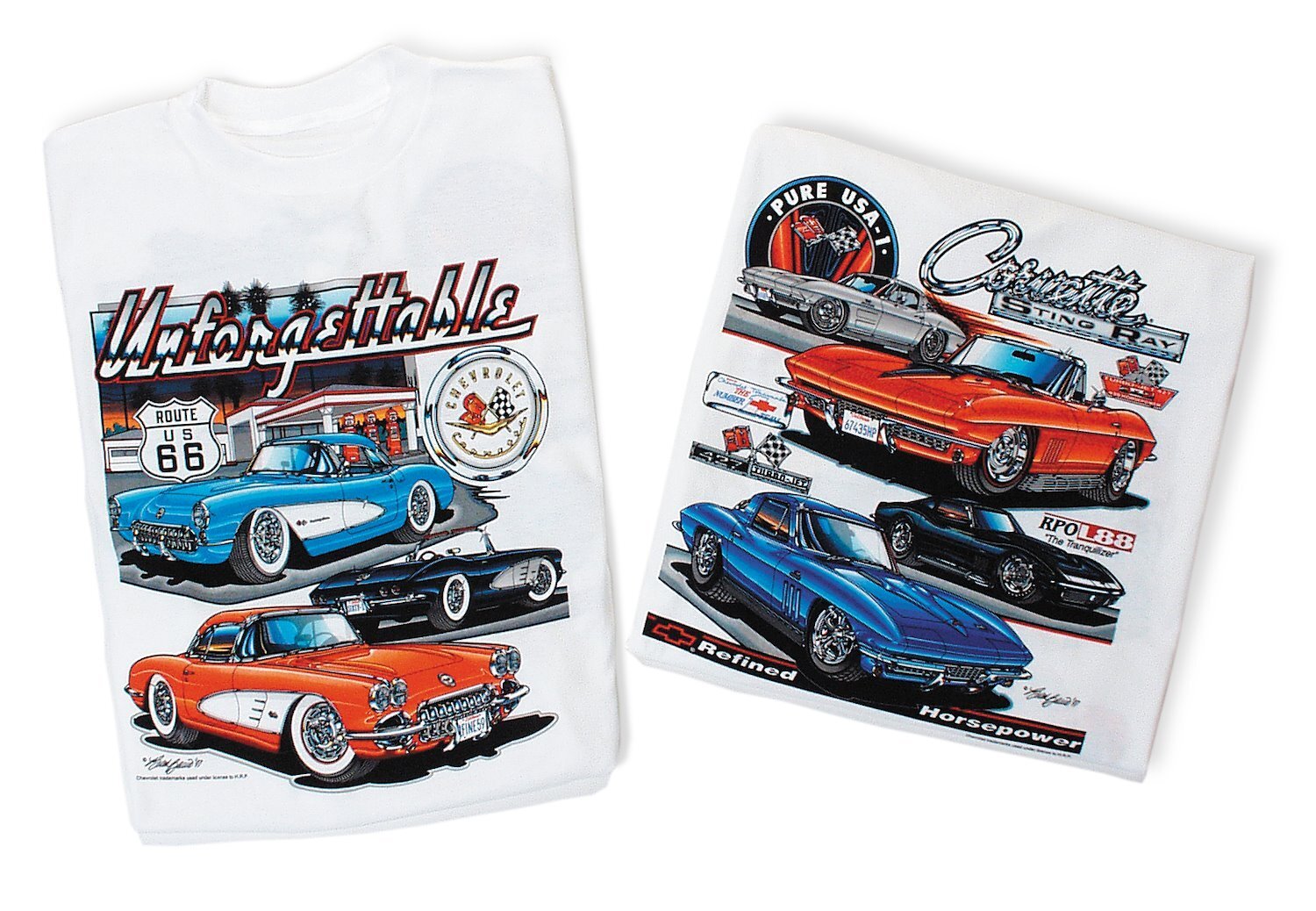 JEGS 12165 HRP3041 Unforgettable Corvettes T-Shirt-Med