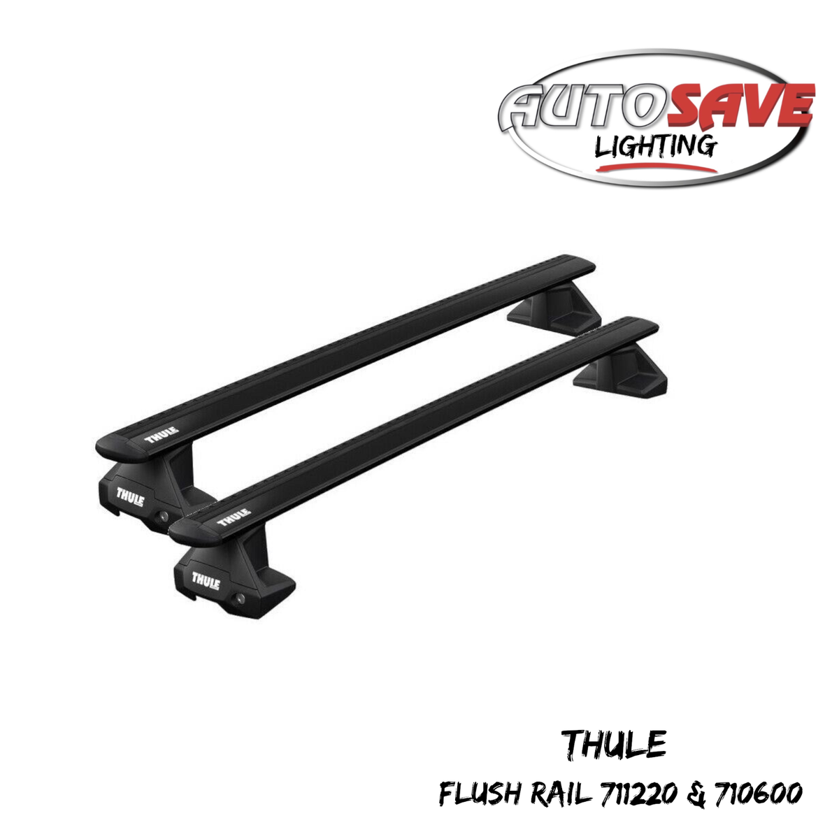 THULE 7112 BLACK EVO 118cm WINGBARS 7106 FLUSH RAIL EVO **BRAND