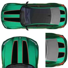Hood and Trunk CS CSL style Stripe for BMW M4 M3 G80 G82 G83 Vinyl decals