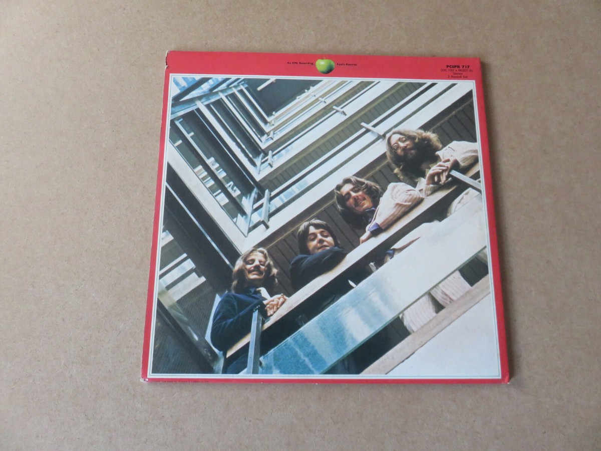 THE BEATLES 1962-1966 APPLE RECORDS 1978 UK RED VINYL PRESSING 2 x