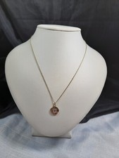 Costume Jewellery Name Alphabet Letter G Initial Necklace Gold Plated 