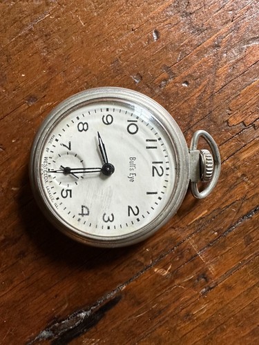 3 Vtg Antique Pocketwatches Westclox Scotty Bull's Eye Ingersole Yankee Railroad - Picture 4 of 14