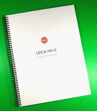 Owners Manual for Leica M11-D Camera 101 Pages W/Clear Covers 